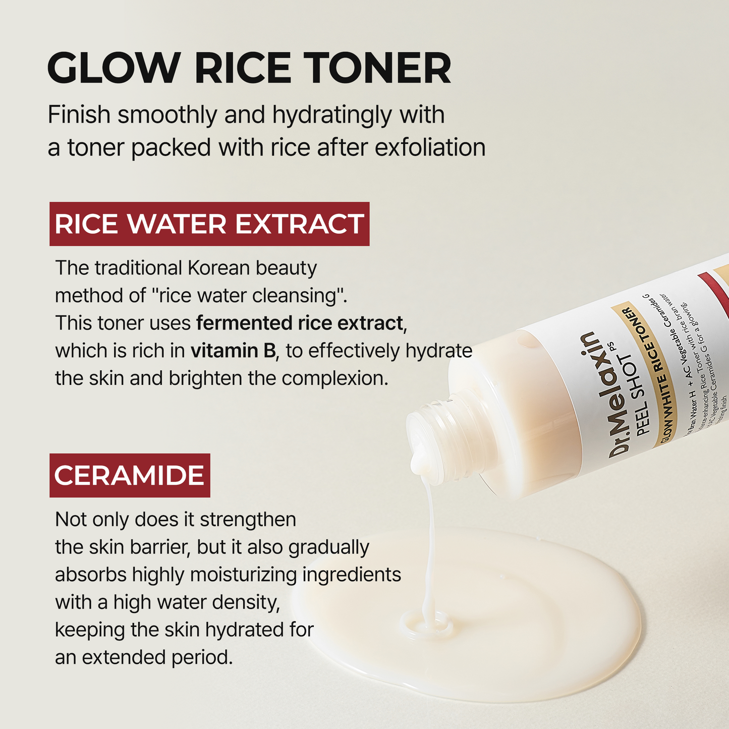Peel Shot Glow Rice Line dead skin and pigmentation remover
