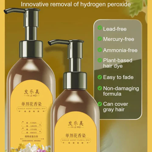 Japanese Long Lasting Natural Hair Dye Shampoo ( Buy 1 Get 1 Free )