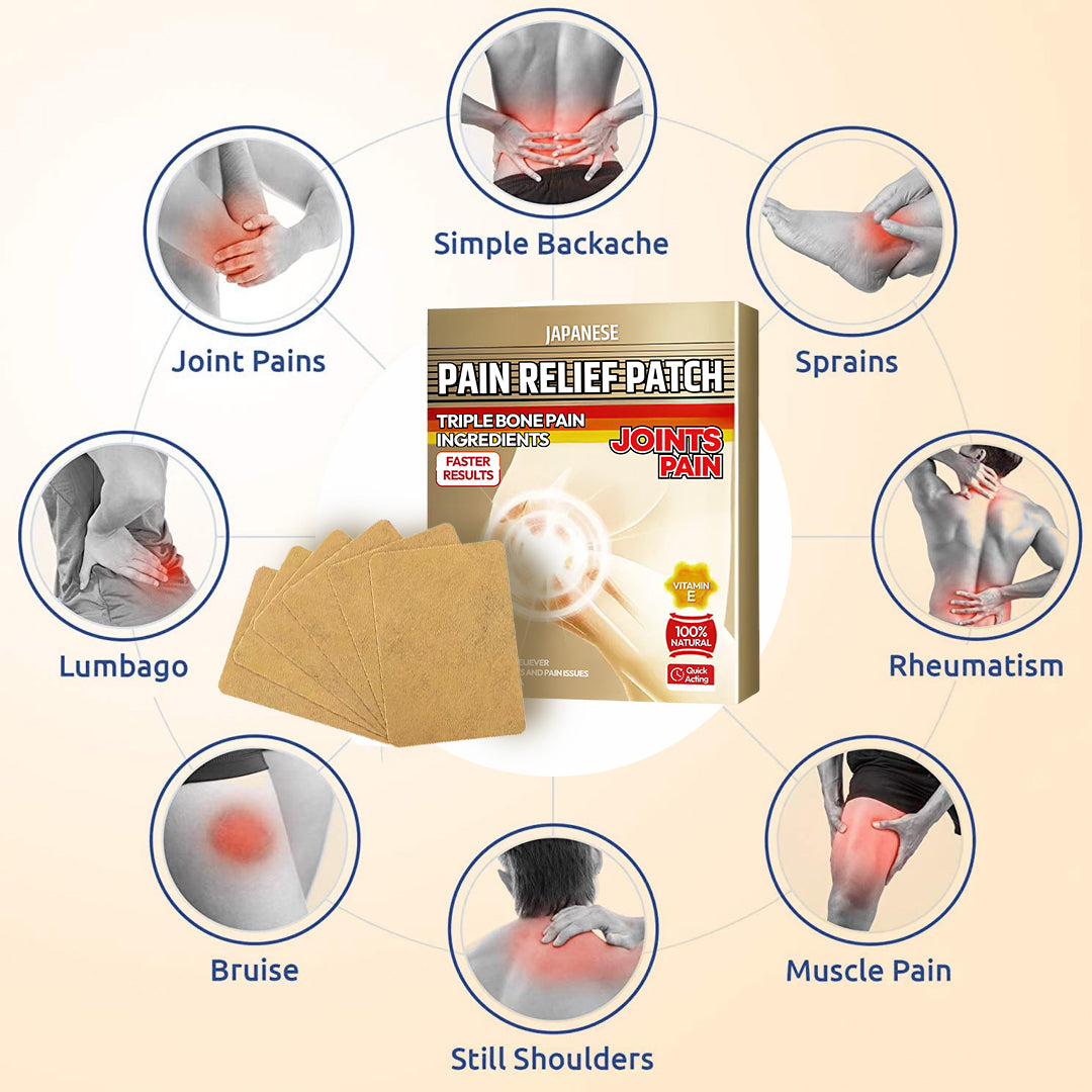 QuickRelief™ - Japanese Pain Relief Patch for Joint Pain (Buy 1 Get 1 Free)