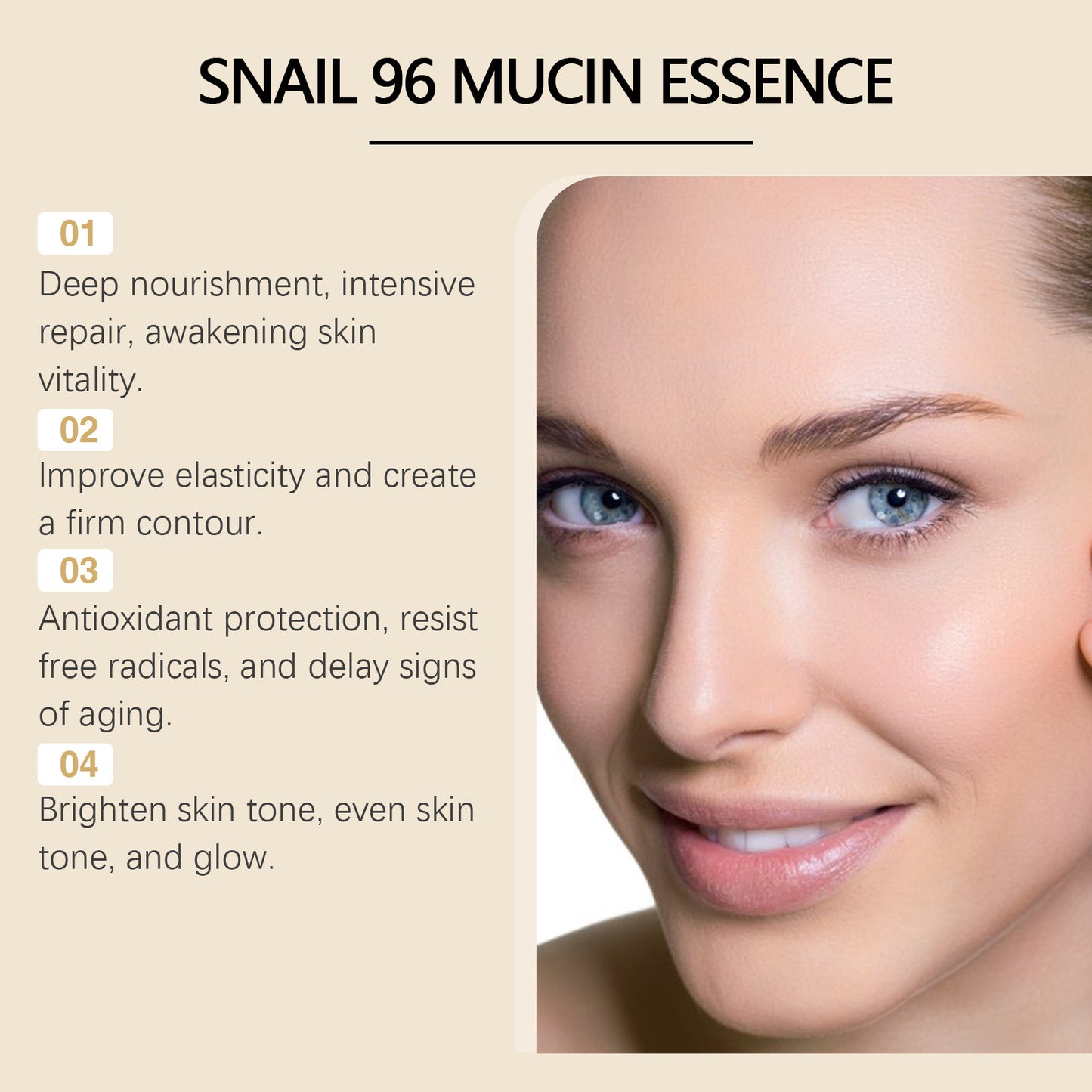 Snail musin anti ageing serum (buy 1 get 1 free)
