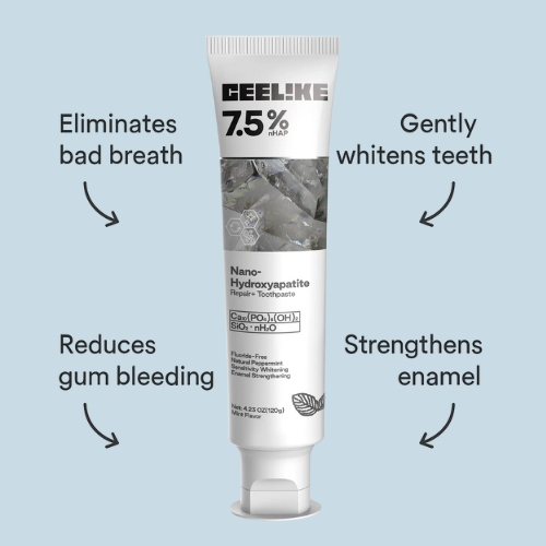 Ceelike 7.5% nHAP Nano-Hydroxyapatite Repair &Protect Toothpaste (buy 1 get1 free)
