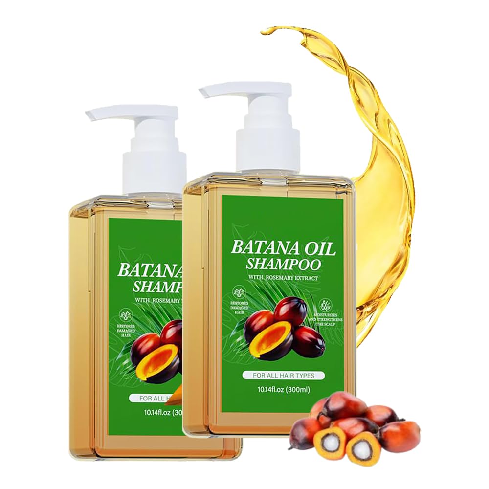 Batana Oil Shampoo for Hair Growth with Rosemary Extract 🌱✨ (100% Pure & Natural) - Buy 1 Get 1 Free