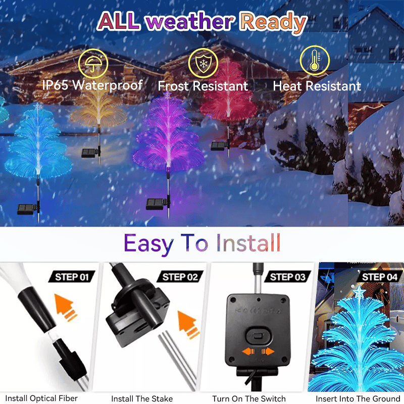 Seven Colors Gradient Solar Light
