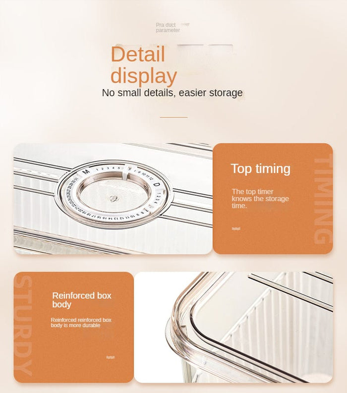 Multipurpose Fridge storage containers (set of 6)