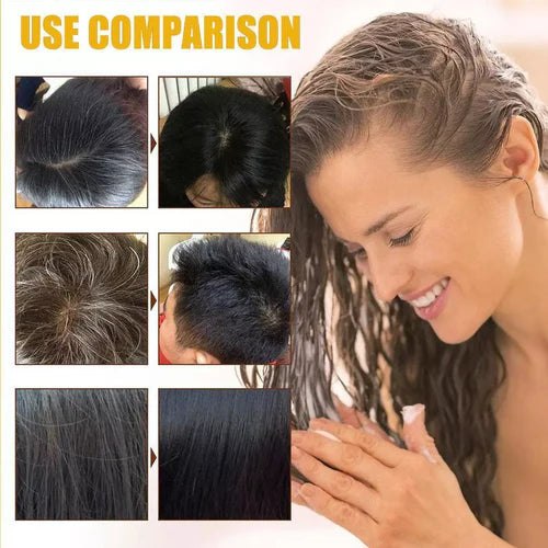 Japanese Long Lasting Natural Hair Dye Shampoo ( Buy 1 Get 1 Free )