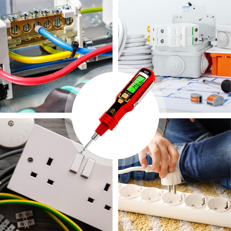 Non-Contact Voltage Tester with LCD Display (Buy 1 get 1 free)