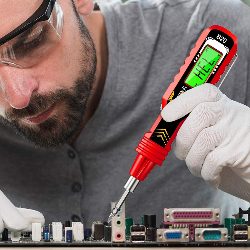 Non-Contact Voltage Tester with LCD Display (Buy 1 get 1 free)