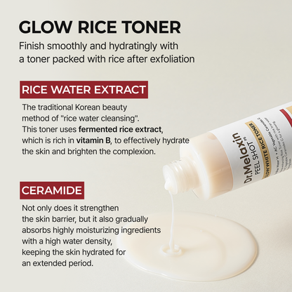 Peel Shot Glow Rice Line dead skin and pigmentation remover