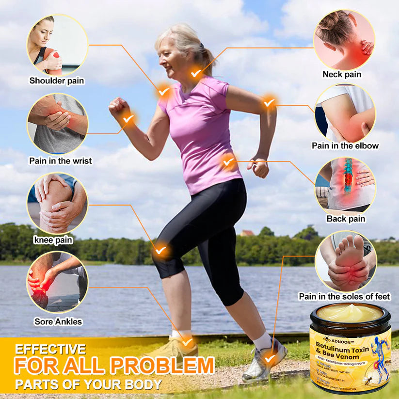 Botulinum Toxin & Bee Venom Pain-Relief Bone Healing Cream (BUY 1 GET 1 FREE)