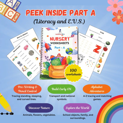 Preschool Kids Worksheets in Hard Copy Format