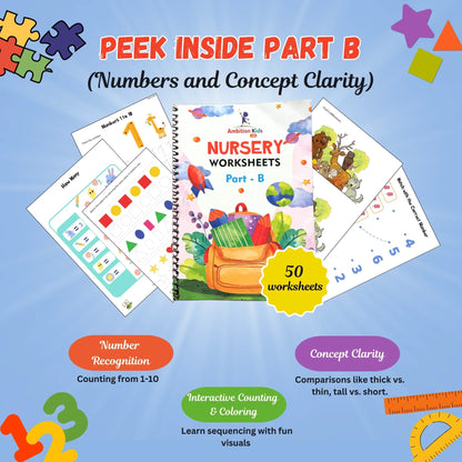 Preschool Kids Worksheets in Hard Copy Format