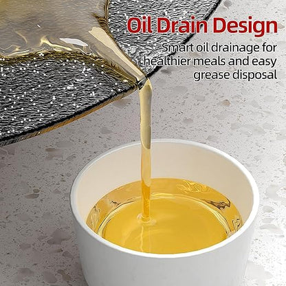 Indoor Grills Electric Smokeless – Nonstick Electric Griddle for Indoor Use, Compact & Versatile Cooking for Steaks, Pancakes, and BBQ