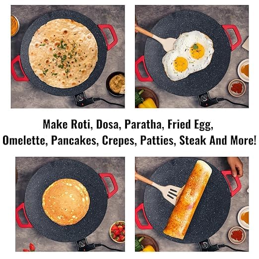 Indoor Grills Electric Smokeless – Nonstick Electric Griddle for Indoor Use, Compact & Versatile Cooking for Steaks, Pancakes, and BBQ