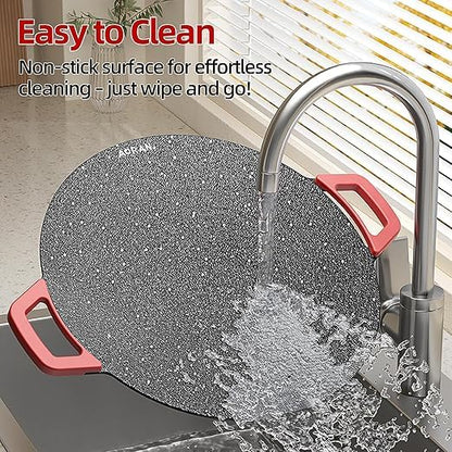 Indoor Grills Electric Smokeless – Nonstick Electric Griddle for Indoor Use, Compact & Versatile Cooking for Steaks, Pancakes, and BBQ