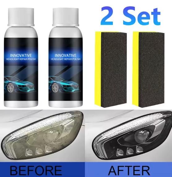 Car Headlight Repair Fluid, Scratch Remover  [BUY 1 GET 1 FREE]