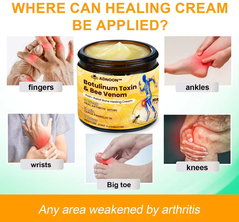 Botulinum Toxin & Bee Venom Pain-Relief Bone Healing Cream (BUY 1 GET 1 FREE)