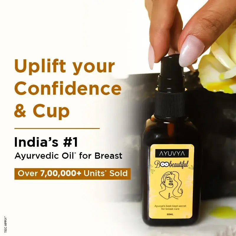 Ayuvya boobeautiful oil (formulated ghee + madhuparni + 10 other herbs) [Buy 1 Get 2 Free]