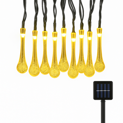 Solar-powered drop lights with 8 modes & color magic (buy 1 get 1 free)