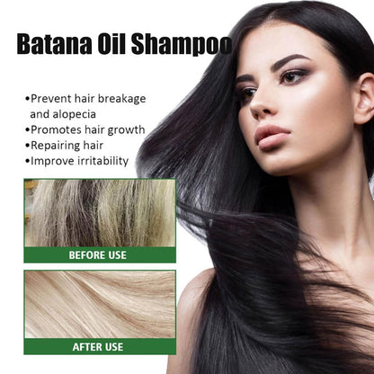Batana Oil Shampoo for Hair Growth with Rosemary Extract 🌱✨ (100% Pure & Natural) - Buy 1 Get 1 Free