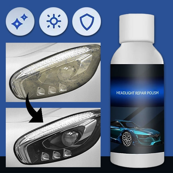 Car Headlight Repair Fluid, Scratch Remover  [BUY 1 GET 1 FREE]