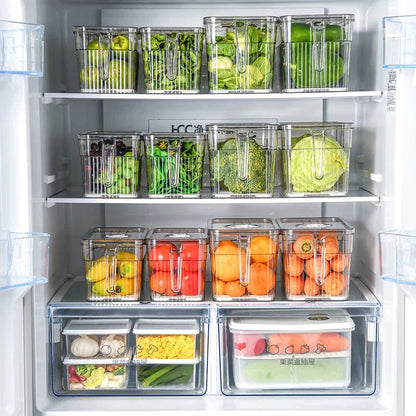 Multipurpose Fridge storage containers (set of 6)
