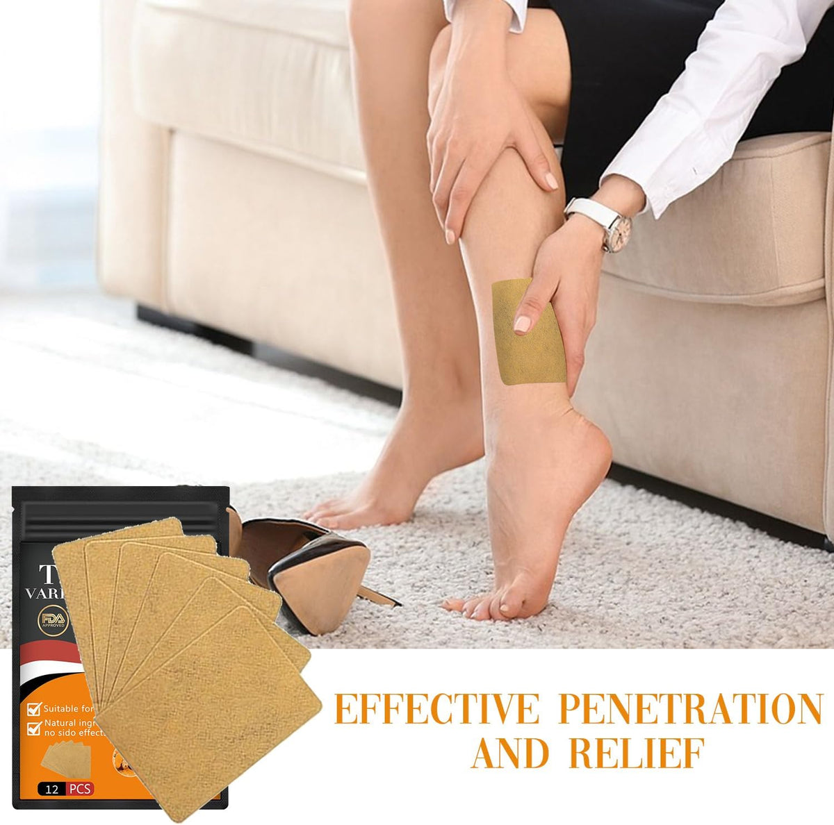 VeinGuard™ - Instant Relief Varicose Vein Patches (Buy 1 get 1 Free🔥)