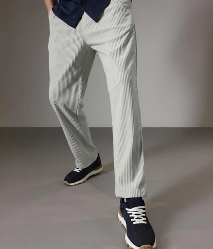 Combo of 2 Cuadray Fabric Stylish Pants | Perfect Blend of Comfort & Style - Black & Grey (Buy 1 Get 1 Free)