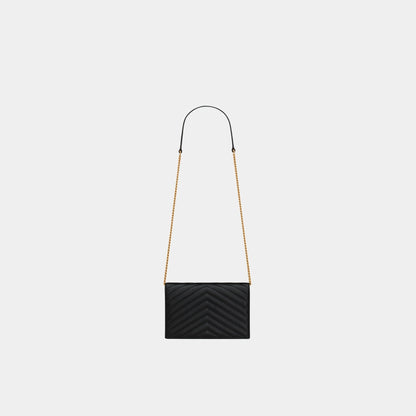 YL- Envelope Chain Wallet in Lambskin
